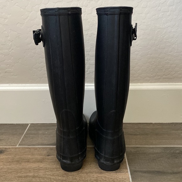 Hunter Shoes Hunter Original Huntress Welly Rain Field Boots Black